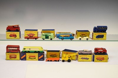 Lot 200 - Twelve boxed Matchbox Series Lesney diecast model vehicles