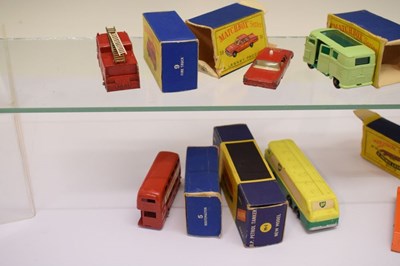 Lot 200 - Twelve boxed Matchbox Series Lesney diecast model vehicles