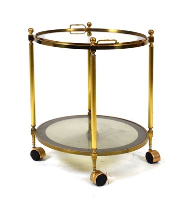 Lot 532 - Gilt metal two tier occasional table