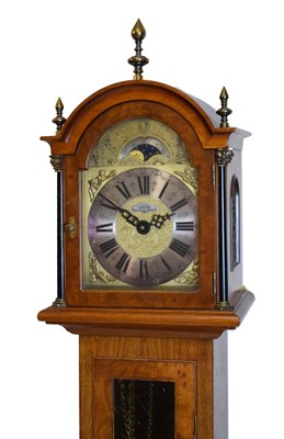 Lot 397 - Modern Grandmother clock with moon dial