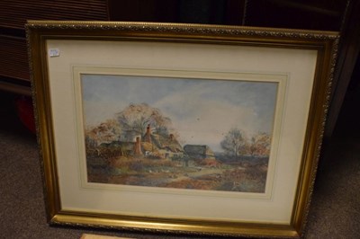 Lot 667 - Lily Thornton - Pair of watercolours - Farmyard scenes