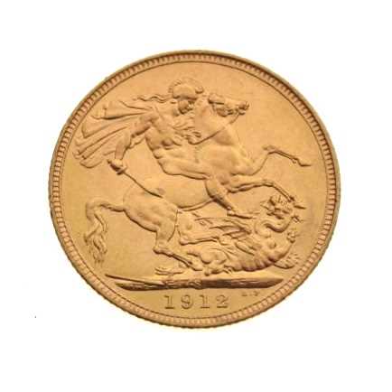 Lot 110 - Gold Coins - George V sovereign, 1912