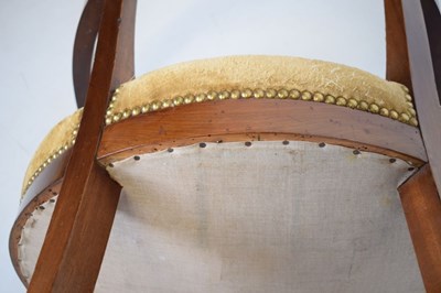 Lot 635 - French Empire-style tub armchair