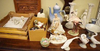 Lot 689 - Quantity of Continental and English porcelain