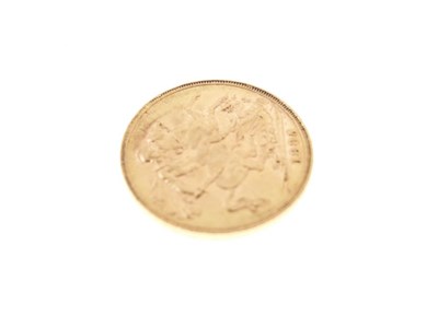 Lot 136 - Coins - Victorian gold sovereign, 1885