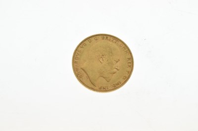 Lot 99 - Coins - Edward VII gold sovereign, 1902