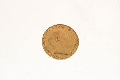 Lot 102 - Coins - Edward VII gold sovereign, 1905