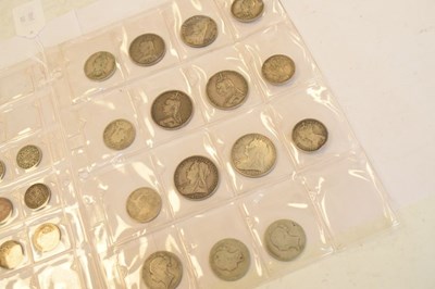 Lot 140 - Quantity of Victorian silver coinage