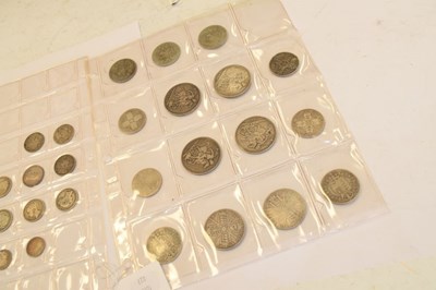 Lot 140 - Quantity of Victorian silver coinage