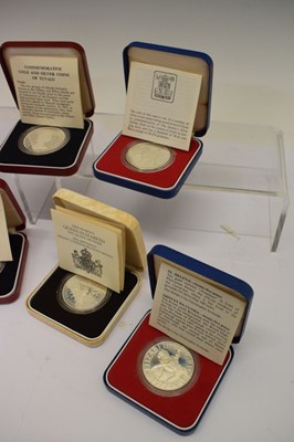 Lot 141 - Coins - Quantity of Royal Mint silver crowns in presentation boxes, etc