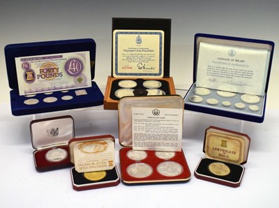 Lot 127 - Quantity of silver and other world Coinage in presentation packs