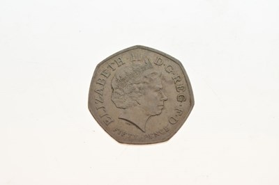 Lot 130 - Royal Mint 2009 'Kew Gardens' 50p coin (1)
