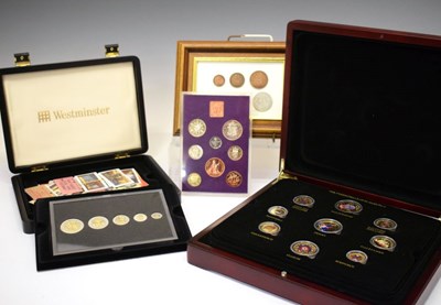 Lot 155 - Westminster 'Coins of World War II' numismatic set, etc