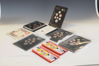 Lot 145 - 1995 proof coin collection, six uncirculated 'Emblems of Britain' coin sets, etc