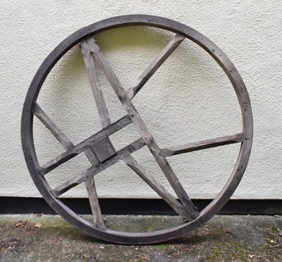 Lot 777 - Church bell wooden wheel from St. Johns Church, Kenn, North Somerset