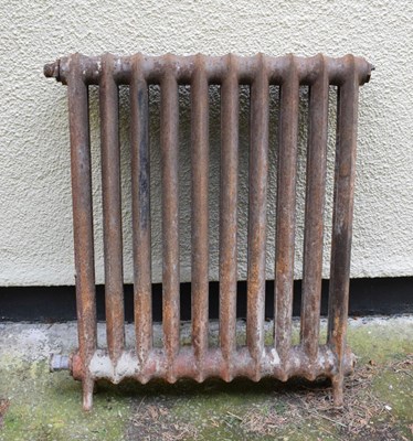 Lot 573 - Mid 19th Century cast iron radiator