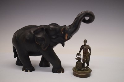 Lot 242 - Vulcan mascot radiator cap, etc.