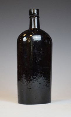 Lot 671 - Circa 1930's brown glass whisky/gin bottle with moulded W&A Gibley mark to base