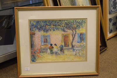 Lot 479 - Alexander Wallace Rimington (British 1854-1918) - Watercolour - Abbey ruin in a landscape