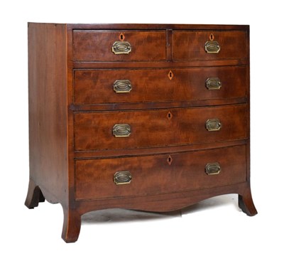 Lot 491 - Small Edwardian mahogany chest of drawers