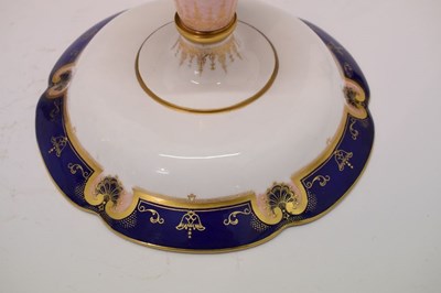 Lot 273 - Royal Worcester tazza by R. Sebright