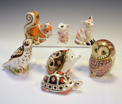 Lot 391 - Seven assorted Royal Crown Derby animals