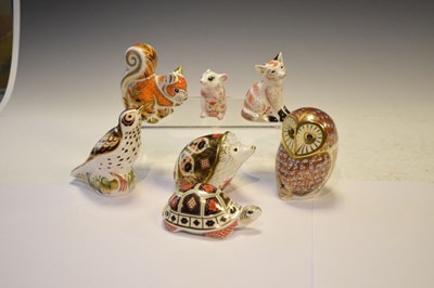 Lot 391 - Seven assorted Royal Crown Derby animals