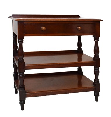 Lot 715 - Victorian mahogany three-tier buffet