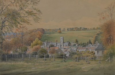 Lot 340 - Colin Newman, (b. 1923) - Watercolour - Wedmore