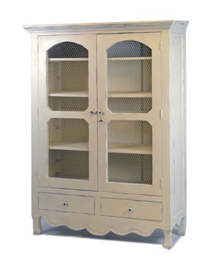 Lot 760 - Laura Ashley cream painted bookcase