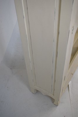 Lot 760 - Laura Ashley cream painted bookcase