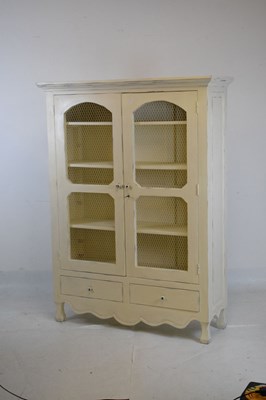 Lot 760 - Laura Ashley cream painted bookcase