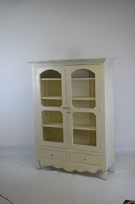 Lot 760 - Laura Ashley cream painted bookcase