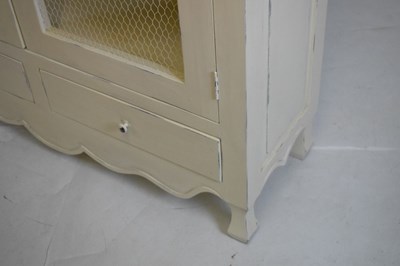 Lot 760 - Laura Ashley cream painted bookcase
