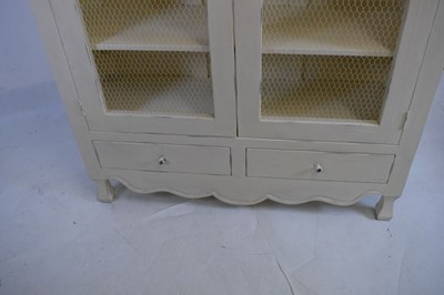 Lot 760 - Laura Ashley cream painted bookcase