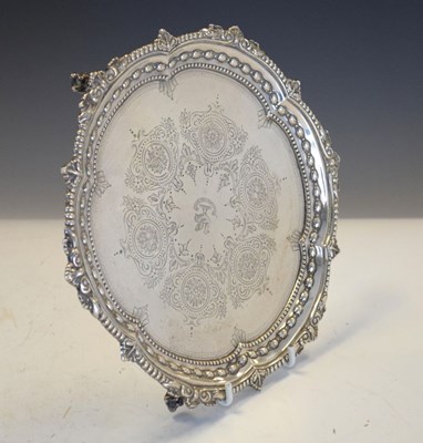 Lot 182 - Silver salver