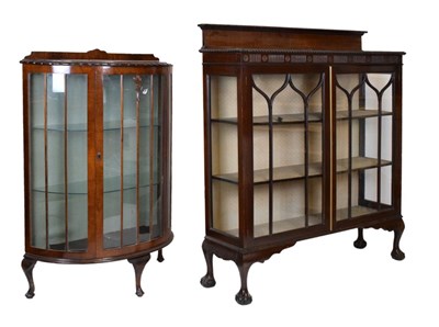 Lot 709 - Two display cabinets