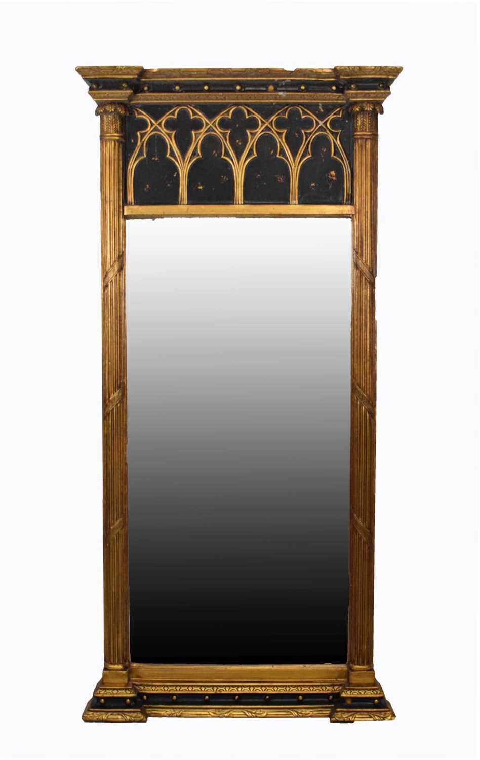 Lot 642 - 20th Century Reproduction pier style mirror