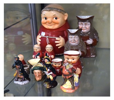 Lot 660 - Goebel figures, Doulton character jugs, etc.