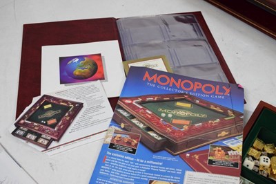 The Franklin Mint Collectors Edition popular Monopoly wooden game board