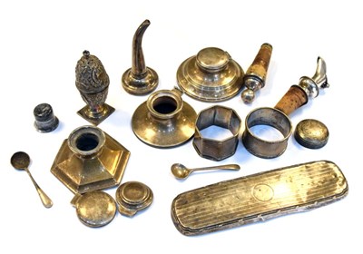 Lot 201 - Quantity of silver items