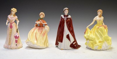 Lot 368 - Three Royal Doulton "Pretty Ladies" figures, etc.