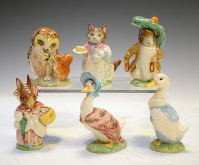 Lot 365 - Six Beatrix Potter figures