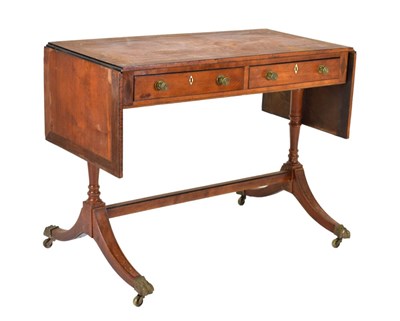 Lot 614 - Satinwood sofa table