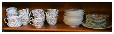 Lot 597 - Quantity of Minton Haddon Hall tea ware