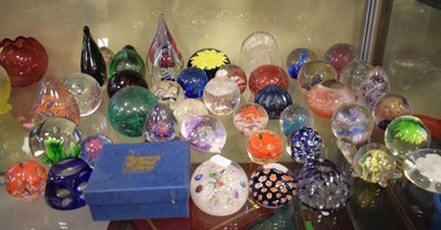 Lot 693 - Quantity of glass paperweights