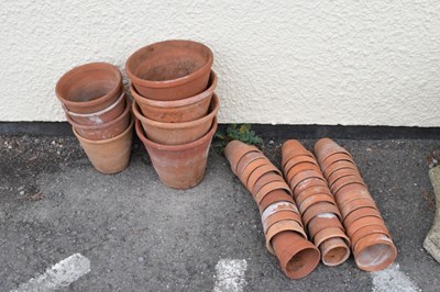 Lot 783 - Quantity of terracotta pots