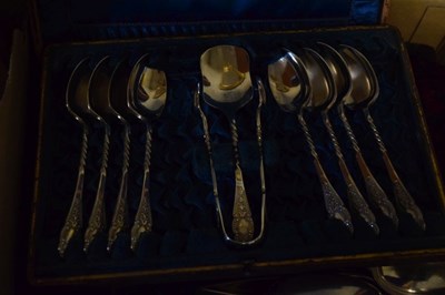 Lot 684 - Quantity of assorted silver-plated wares