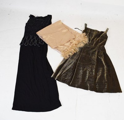 Lot 524 - Polly Peck dress, a wrap, and black gown