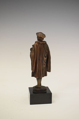 Lot 161 - Emile Namur - Bronze figure of Martin Luther as 'Junker Jorg'